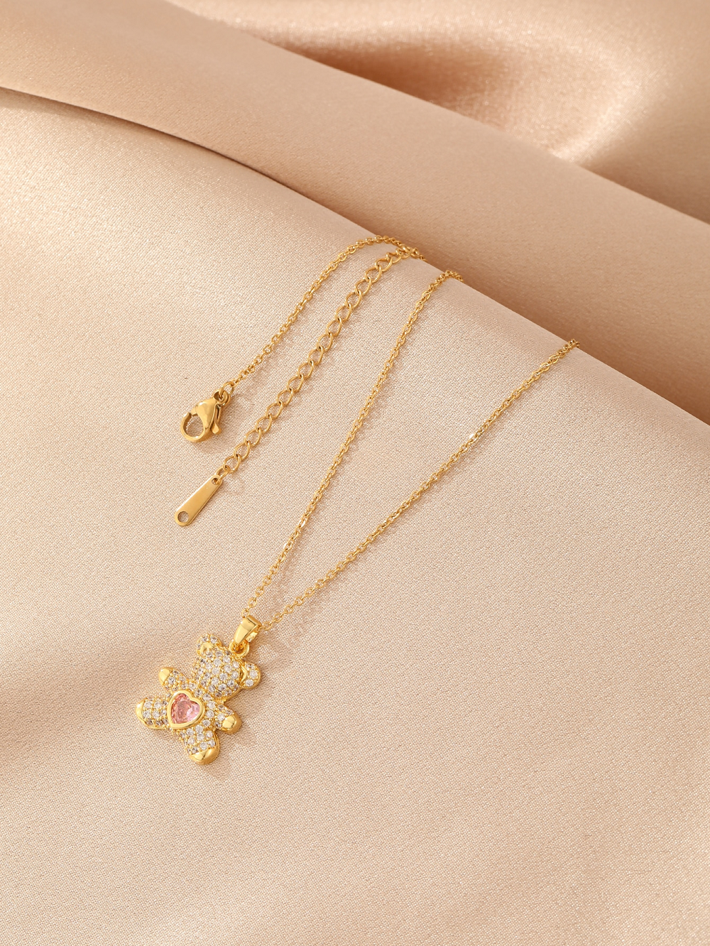 Sweetheart Teddy Necklace