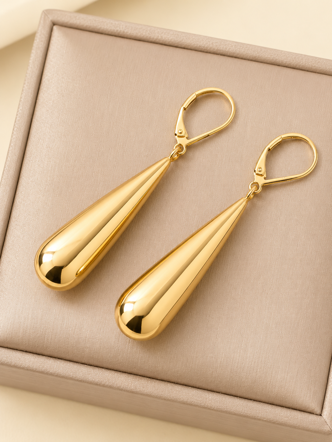 Golden Grace Drop Earrings