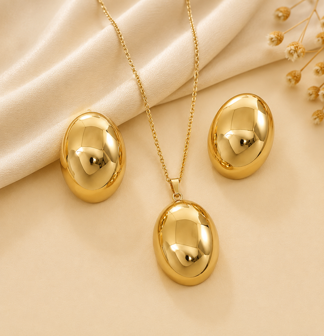 Golden Aura Jewelry Set