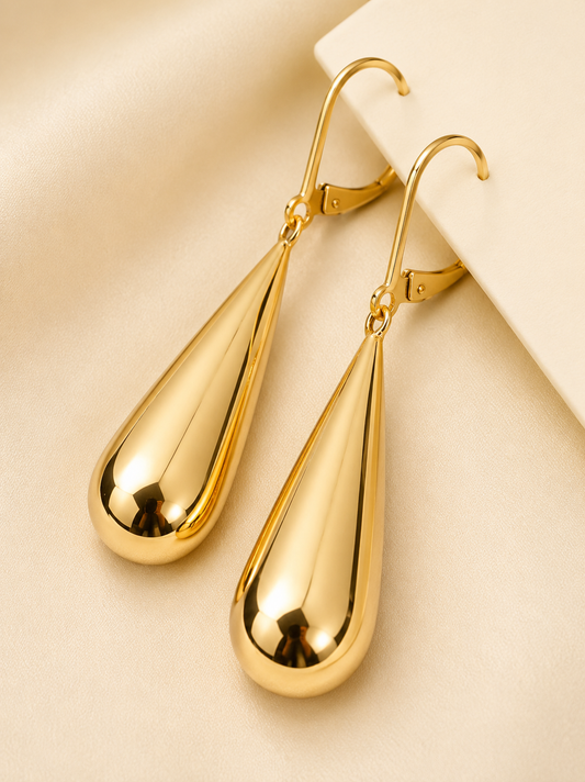 Golden Grace Drop Earrings