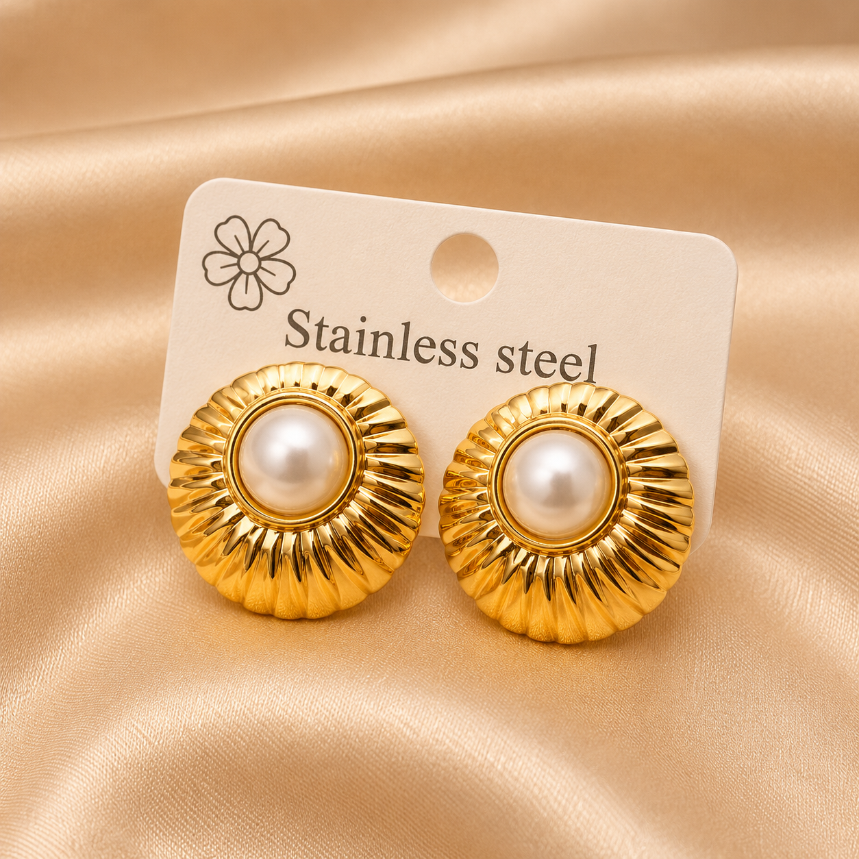 Soleil Pearl Earrings