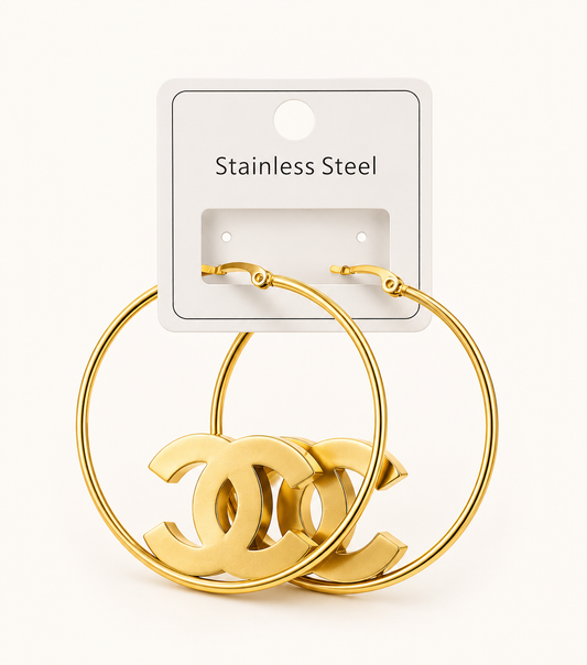 Parisian Luxe Hoop Earrings