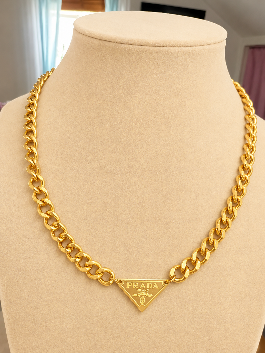 Milan Triangle Chain Necklace