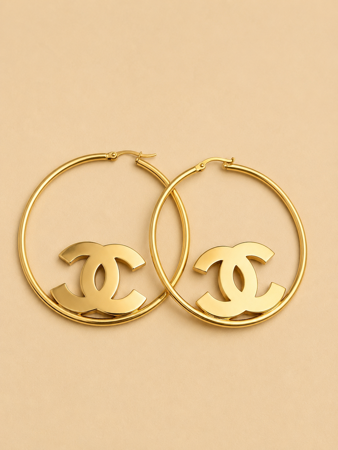 Parisian Luxe Hoop Earrings