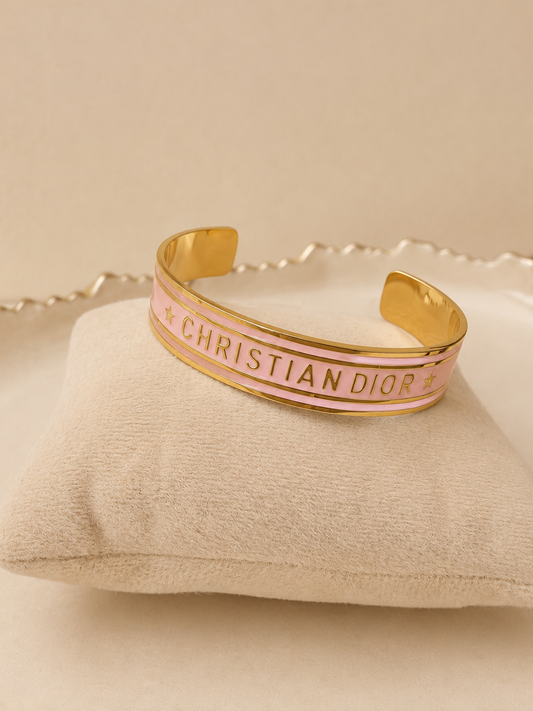 Rosalie Enamel Cuff Bracelet