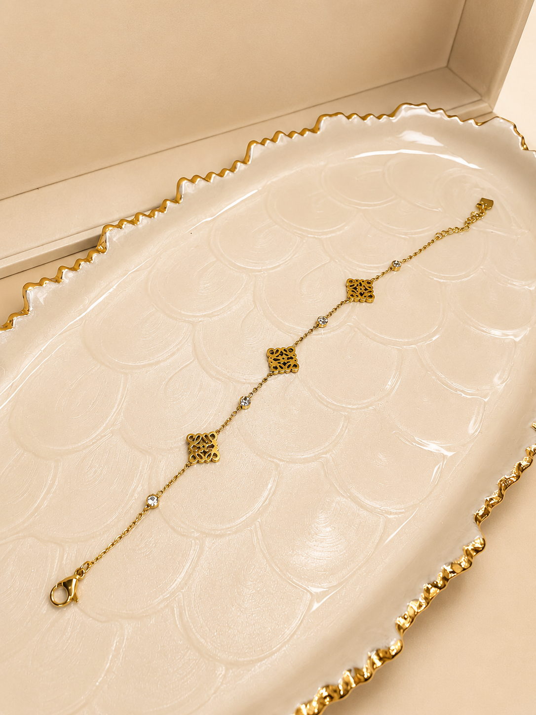 Celeste Crystal Station Bracelet