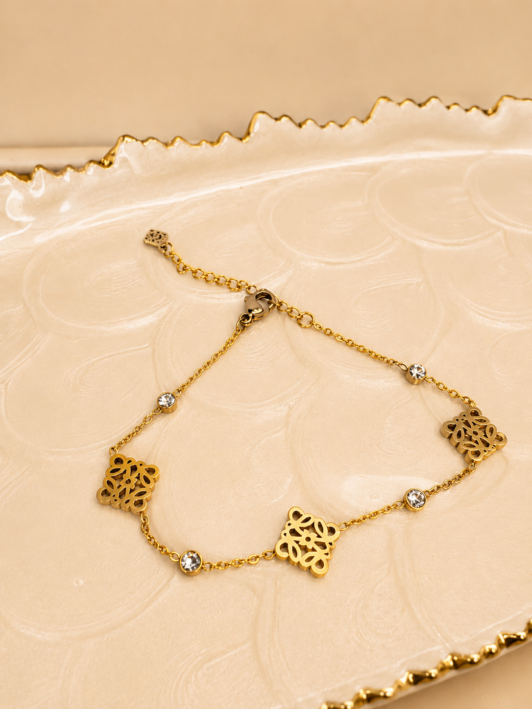 Celeste Crystal Station Bracelet