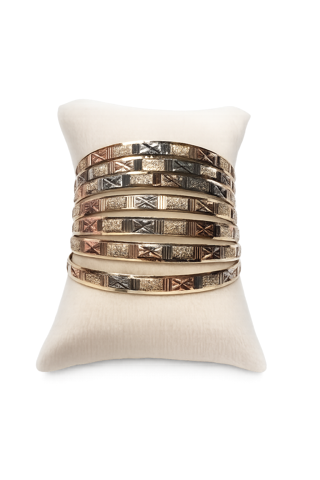 Valencia 14K Laminated Gold Semanario Set