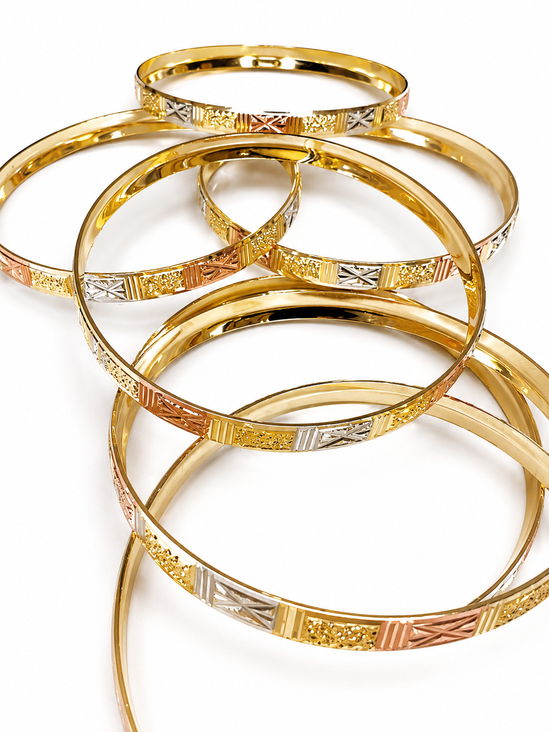 Valencia 14K Laminated Gold Semanario Set