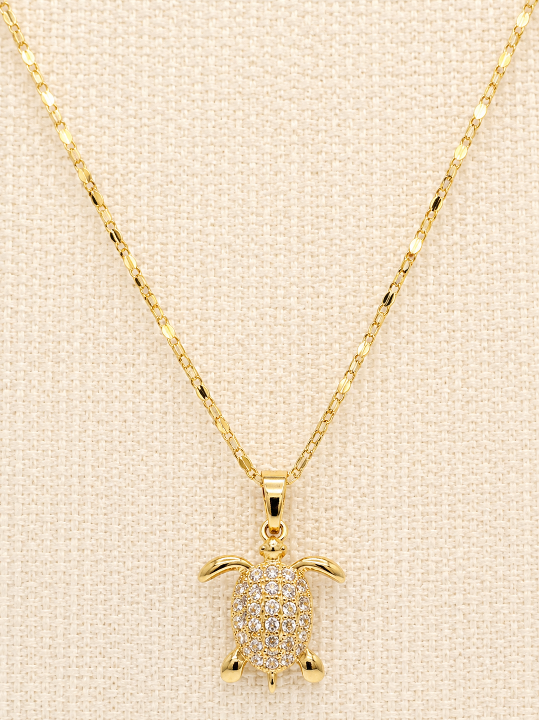 14K Laminated Gold Sea Turtle Jewelry Set