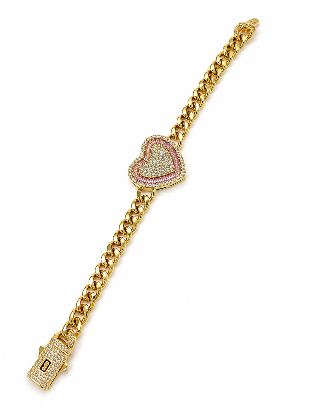 Amour 14K Laminated Gold Heart Bracelet