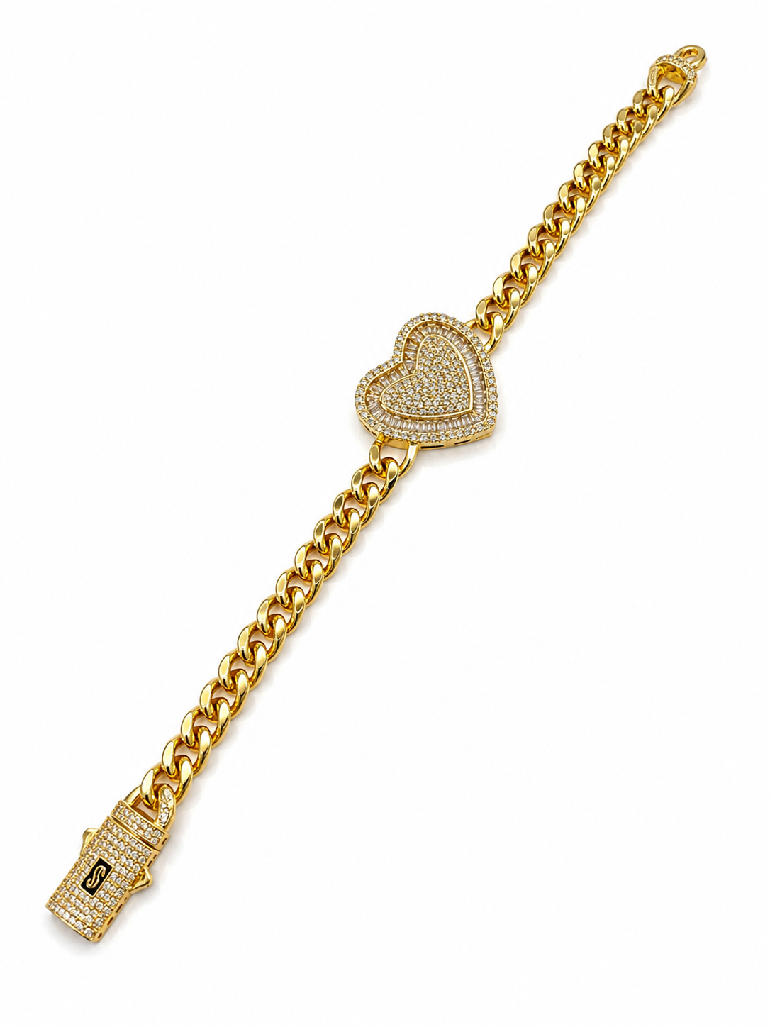Amour 14K Laminated Gold Heart Bracelet