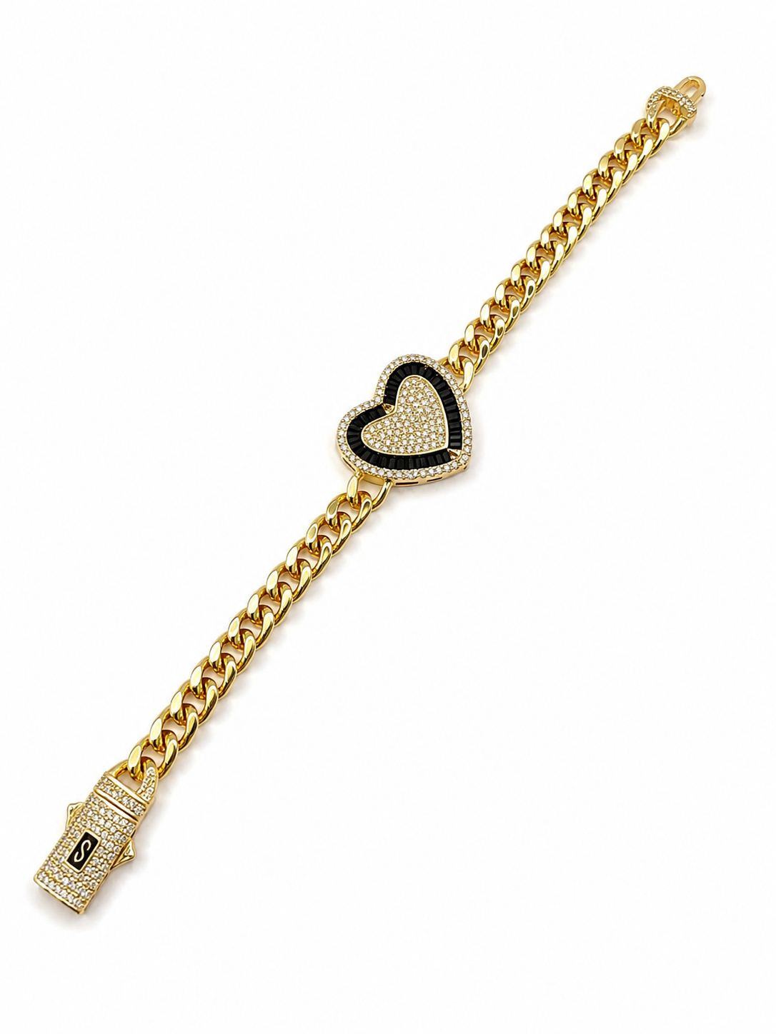 Amour 14K Laminated Gold Heart Bracelet