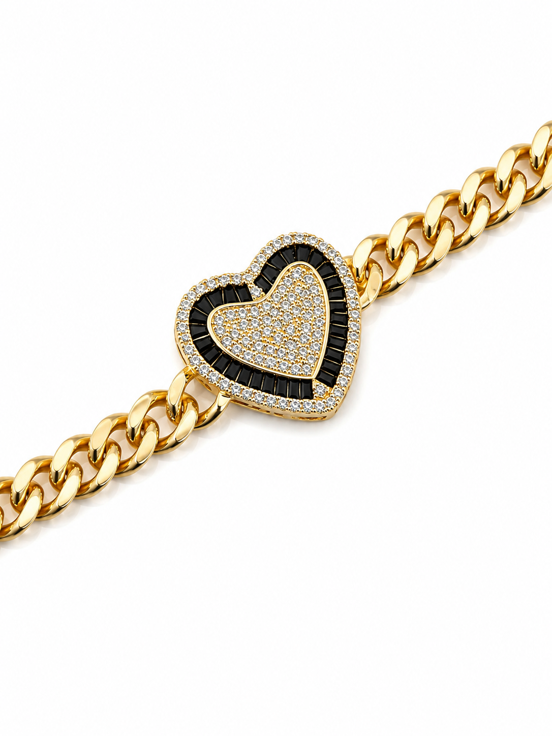 Amour 14K Laminated Gold Heart Bracelet