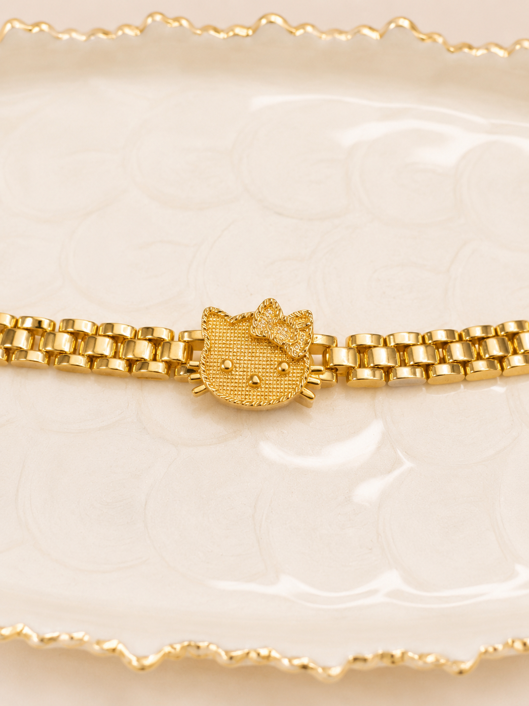 Kitty Charm Bracelet Collection – 14K Laminated Gold