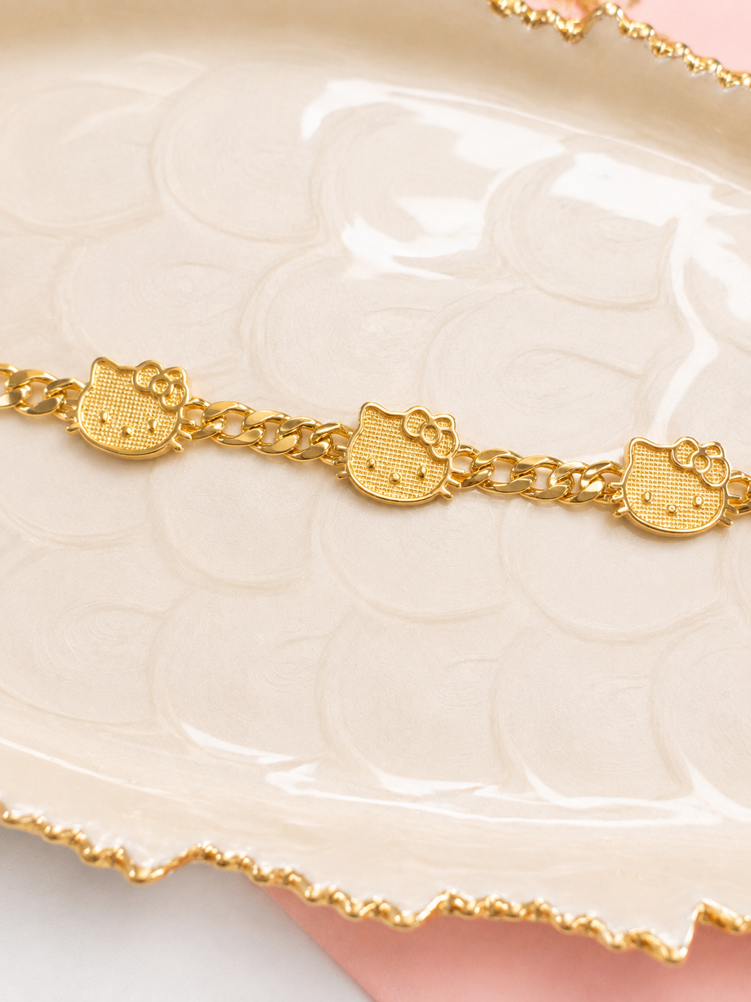 Kitty Charm Bracelet Collection – 14K Laminated Gold